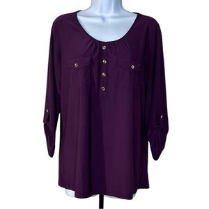 PerSeption Concept Purple Women's Top
